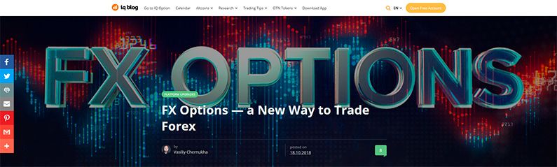 Forex Options By Iq Option Complete Guide To Fx Options In 2019 - 